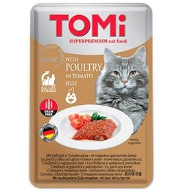 Tomi Pate Kümes Hayvanlı ve Domatesli 100 gr Yetişkin Kedi Konservesi