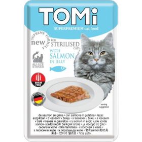 Tomi Pouch Somon ve Yumurta Tahılsız 85 gr Kısırlaştırılmış Kedi Mama