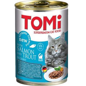 Tomi Somon ve Alabalıklı 400 gr Kedi Konserve Maması