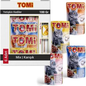 Tomi Somonlu Ve Alabalıklı 6x100 gr Kedi Maması