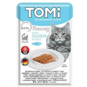 Tomi Sterilised Somon Etli Pouch Kısırlaştırılmış 85 gr Kedi Maması