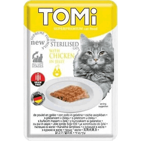 Tomi Tavuklu Kısır Kedi Pouch 85 gr Kedi Konservesi