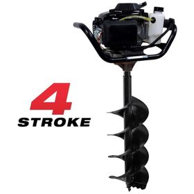 Tomking EA144P 200 mm 4 HP Çift Helezonlu 4 Zamanlı Toprak Burgu Makinesi