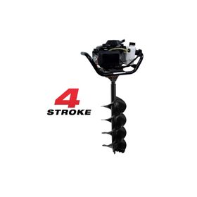 Tomking EA144P 200 mm 4 HP Çift Helezonlu 4 Zamanlı Toprak Burgu Makinesi