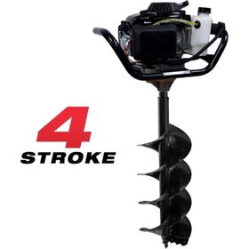Tomking EA144P 200 mm 4 HP Çift Helezonlu 4 Zamanlı Toprak Burgu Makinesi