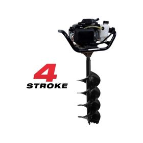Tomking EA144P 250 mm 4 HP Çift Helezonlu 4 Zamanlı Toprak Burgu Makinesi