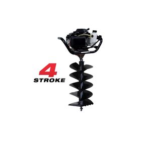 Tomking EA144P 300 mm 4 HP Çift Helezonlu 4 Zamanlı Toprak Burgu Makinesi