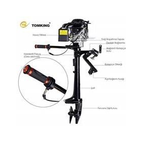 Tomking TK144FC 4 Zamanlı 4 Hp Dıştan Takma Bot Motoru
