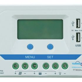 Tommatech 45A 12/24/48V 2USB PWM Şarj Kontrol Cihazı