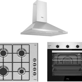 Tommatech TT100 TDP6001IM - TAO6007IM - TAF6006ISM Inox 3'lü Ankastre Set