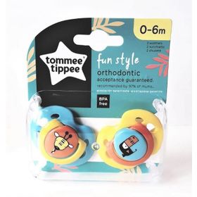 Tommee Tippee 0-6 Ay Fun 2'li Emzik yeşil mavi