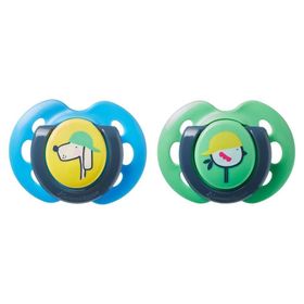 Tommee Tippee 0-6 Ay Fun 2'li Emzik yeşil mavi