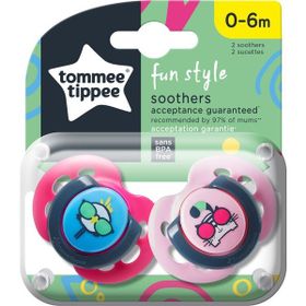 Tommee Tippee 0-6 Ay Pembe 2x Fun Emzik