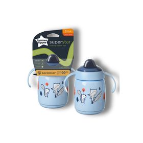 Tommee Tippee 300 ml Mavi Kolay İçim Alıştırma Bardağı