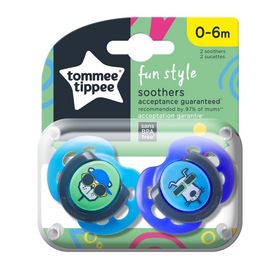 Tommee Tippee 6-18 Ay Lacivert 2X Fun Emzik