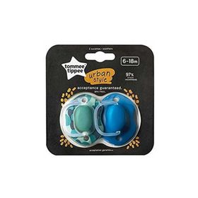 Tommee Tippee 6-18 Ay Urban 2'li Emzik kız beyaz -pembe
