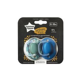 Tommee Tippee 6-18 Ay Urban 2'li Emzik kız beyaz -pembe