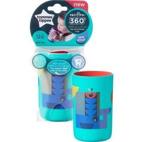 Tommee Tippee Kulpsuz Desenli 250 ml Yeşil 360 Derece Bardak