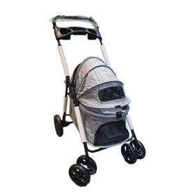 Tommy 74.5x46.5x97.5 cm Gri Max 15 kg Evcil Hayvan Arabası