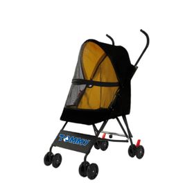 Tommy 76.5x44x99 cm Siyah Max 15 kg Evcil Hayvan Arabası