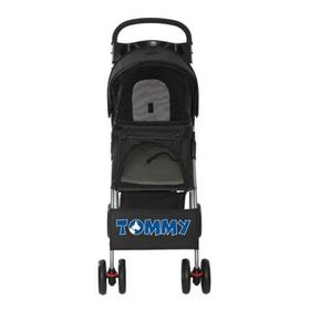 Tommy 80.5x45.5x101 Max 15 kg Siyah Evcil Hayvan Arabası