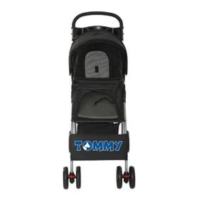 Tommy 80.5x45.5x101 Max 15 kg Siyah Evcil Hayvan Arabası