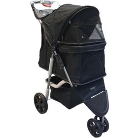 Tommy 80x46x99 cm Siyah Max 15 kg Evcil Hayvan Arabası