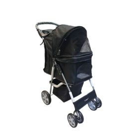 Tommy 82x46x99 cm Siyah Max 15 kg Evcil Hayvan Arabası