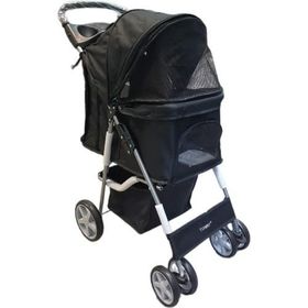 Tommy 82x46x99 cm Siyah Max 15 kg Evcil Hayvan Arabası