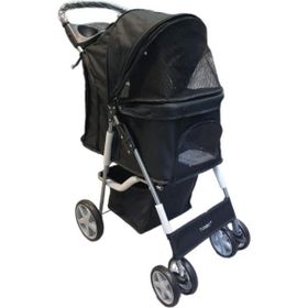Tommy 82x46x99 cm Siyah Max 15 kg Evcil Hayvan Arabası