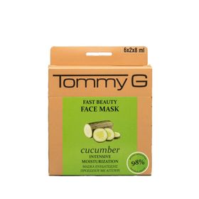 Tommy G TG5FB-BCU-F15 Fast Beauty Face Mask Cucumber TG Box Salatalık Hızlı Güzellik Maskesi