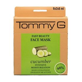 Tommy G TG5FB-BCU-F15 Fast Beauty Face Mask Cucumber TG Box Salatalık Hızlı Güzellik Maskesi