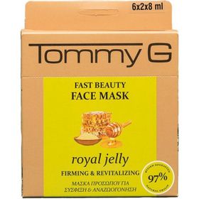 Tommy G TG5FB-BJE-F15 Fast Beauty Face Mask Royal Jelly TG Box Arı Sütü Hızlı Güzellik Maskesi