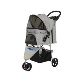 Tommy Gri 81x45.5x101 cm Max 15 kg Evcil Hayvan Arabası