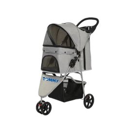 Tommy Gri 81x45.5x101 cm Max 15 kg Evcil Hayvan Arabası