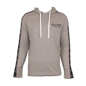 Tommy Hilfiger 09T4088-004 Gri Erkek Kapüşonlu Sweatshirt