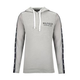 Tommy Hilfiger 09T4088-004 Gri Erkek Kapüşonlu Sweatshirt