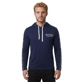 Tommy Hilfiger 09T4088-410 Lacivert Erkek Kapüşonlu Sweatshirt