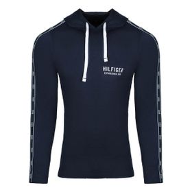 Tommy Hilfiger 09T4088-410 Lacivert Erkek Kapüşonlu Sweatshirt
