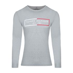 Tommy Hilfiger 09T4241-004 Gri Erkek Sweatshirt