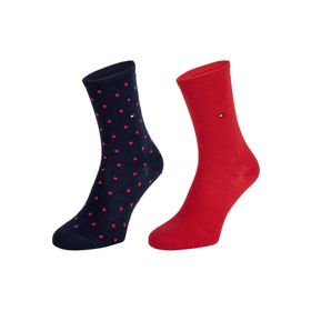 Tommy Hilfiger 100001493-007 2'li Çok Renkli Gri Kadın Çorap
