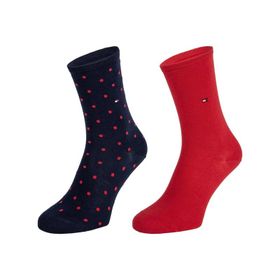 Tommy Hilfiger 100001493-007 2'li Çok Renkli Gri Kadın Çorap