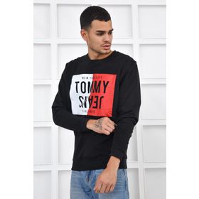 Tommy Hilfiger 5002453618001 Siyah Erkek Sweatshirt