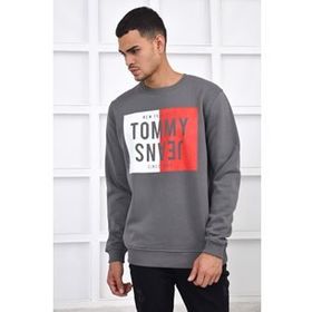 Tommy Hilfiger 5002453905002 Gri Erkek Sweatshirt