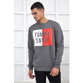Tommy Hilfiger 5002453905002 Gri Erkek Sweatshirt