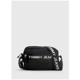 Tommy Hilfiger AW0AW145470GJ Siyah 14.5x23x9.5 cm Fermuarlı Kadın Çapraz Çanta