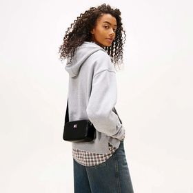 Tommy Hilfiger AW0AW18065-BDS Kadın Siyah Omuz Çantası