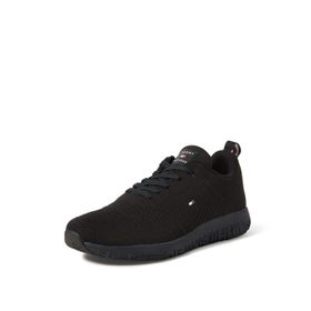 Tommy Hilfiger Corporate Knit Rib Runner Siyah Spor Ayakkabı