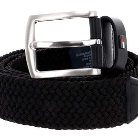 Tommy Hilfiger Denton Elastic Siyah Erkek Kemer