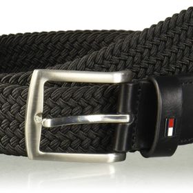Tommy Hilfiger Denton Elastic Siyah Erkek Kemer